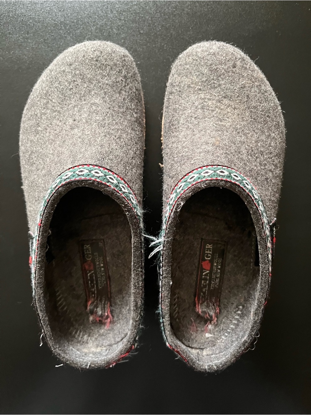Haflinger women’s wool Grizzly GZ clogs, 37